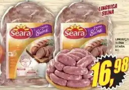 Vianense Supermercados Linguiça suína oferta