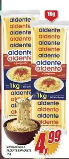 Vianense Supermercados Massa semola aldente espaguete oferta