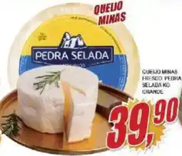 Vianense Supermercados Queijo minas pedra selada oferta