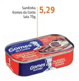 Sonda Sardinha gomes da costa lata 75g oferta