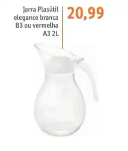 Sonda Jarra Plasútil elegance branca B3 ou vermelha A3 oferta