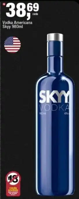 Frangolândia Vodka americana skyy oferta