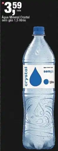 Frangolândia Água Mineral Crystal sem gás oferta