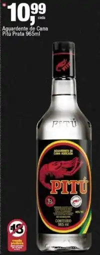Frangolândia Aguardente de cana pitu prata oferta