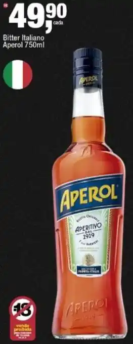 Frangolândia Bitter Italiano Aperol oferta