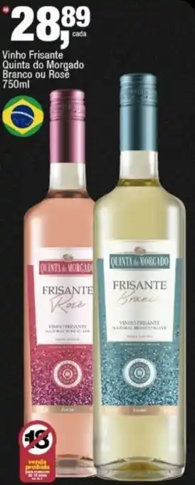 Frangolândia Vinho Frisante Quinta do Morgado Branco ou Rosé oferta