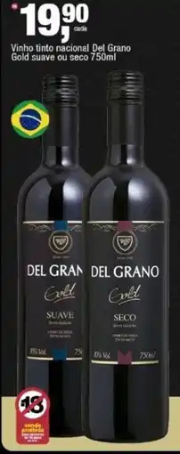 Frangolândia Vinho tinto nacional Del Grano Gold suave ou seco oferta
