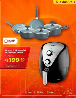 Le Biscuit Airfryer mondial ou conjunto panela oferta