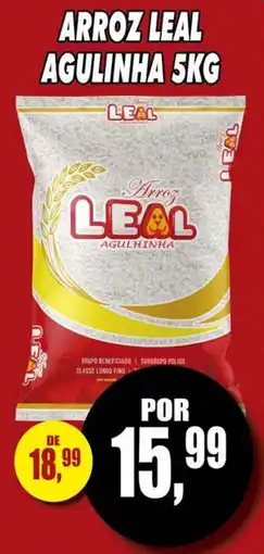 Supermercado leal Arroz leal agulhinha oferta