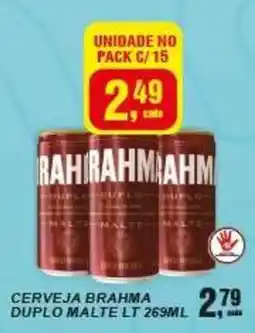 Negreiros Cerveja brahma duplo malte lt oferta