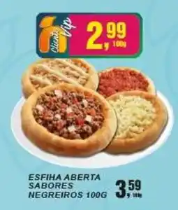 Negreiros Esfiha aberta sabores negreiros oferta