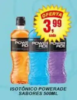 Negreiros Isotônico powerade sabores oferta