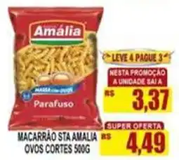 Supermercado leal Macarrão sta amalia ovos cortes oferta