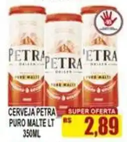 Supermercado leal Cerveja petra puro malte lt oferta