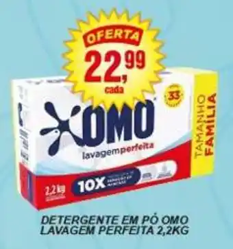 Negreiros Detergente em pó omo lavagem perfeita oferta