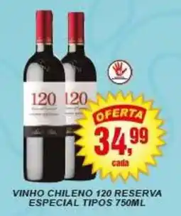 Negreiros vinho chileno 120 reserva especial tipos oferta