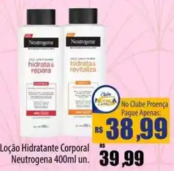 Proença Supermercados Loção Hidratante Corporal Neutrogena oferta
