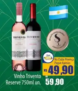 Proença Supermercados Vinho Trivento Reserve oferta