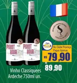 Proença Supermercados Vinho Classiquees Ardeche oferta