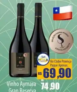 Proença Supermercados Vinho Aymara Gran Reserva oferta