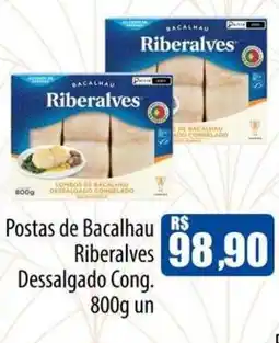 Proença Supermercados Postas de Bacalhau Riberalves oferta