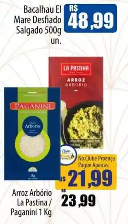 Proença Supermercados Arroz arbório la pastina / paganini 1 kg oferta
