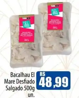 Proença Supermercados Bacalhau el mare desfiado salgado oferta