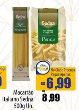 Proença Supermercados Macarrão italiano sedna oferta