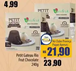 Proença Supermercados Petit Gateau Rio Frut Chocolate oferta