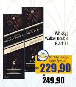 Proença Supermercados Whisky johnnie walker double black oferta