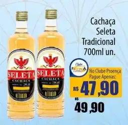 Proença Supermercados Cachaça Seleta Tradicional oferta