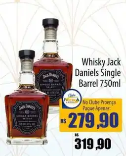 Proença Supermercados Whisky Jack Daniels Single Barrel oferta