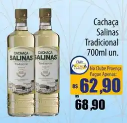 Proença Supermercados Cachaça Salinas Tradicional oferta