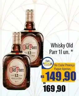 Proença Supermercados Whisky Old Parr oferta