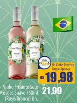 Proença Supermercados Vinho Frisante Sete Missões Suave oferta