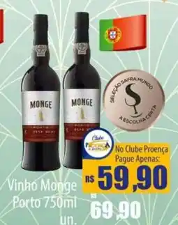 Proença Supermercados Vinho Monge Porto oferta