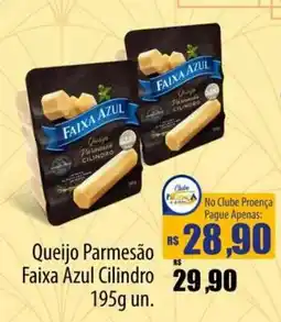 Proença Supermercados Queijo Parmesão Faixa Azul Cilindro oferta