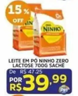Pinheiro Supermercado Leite em pó ninho zero lactose oferta