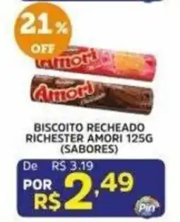 Pinheiro Supermercado Biscoito recheado richester amori oferta