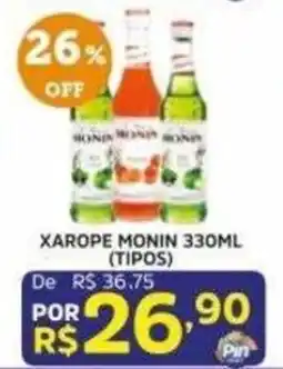 Pinheiro Supermercado Xarope monin (tipos) oferta