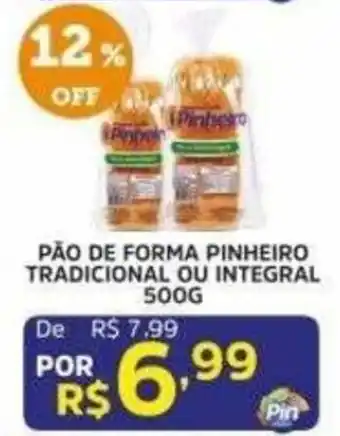 Pinheiro Supermercado Pão de forma pinheiro oferta