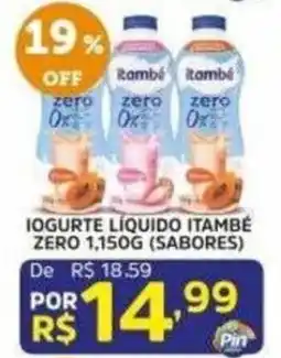 Pinheiro Supermercado Iogurte líquido itambé zero oferta