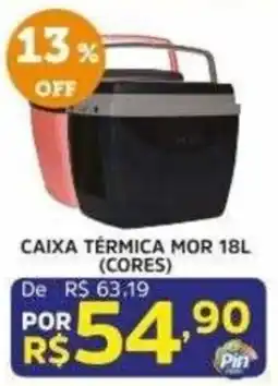 Pinheiro Supermercado Caixa térmica mor 18l (cores) oferta