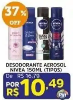 Pinheiro Supermercado Desodorante aerosol nivea 150ml (tipos) oferta