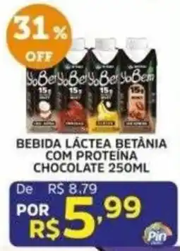 Pinheiro Supermercado Bebida Láctea Betânia Com Proteína Chocolate oferta