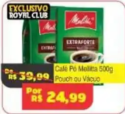 Royal Supermercados Café Pó Melitta oferta