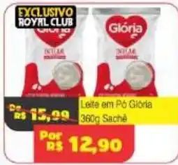 Royal Supermercados Leite em Pó Glória oferta