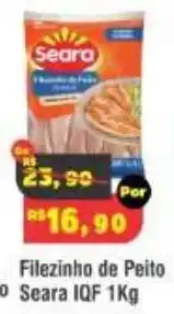 Royal Supermercados Filezinho de Peito Seara IQF oferta