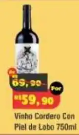Royal Supermercados Vinho Cordero Con Piel de Lobo oferta