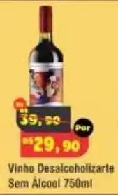 Royal Supermercados Vinho Desalcoholizarte Sem Álcool oferta